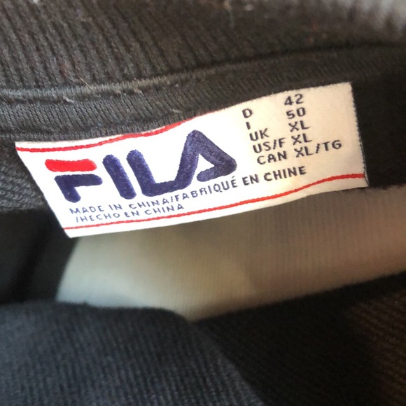 Fila Black Pastel Logo Crewneck Sweatshirt size XL - Picture 9 of 12